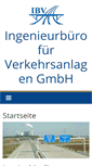 Mobile Screenshot of ib-verkehrsanlagen.de