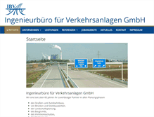 Tablet Screenshot of ib-verkehrsanlagen.de